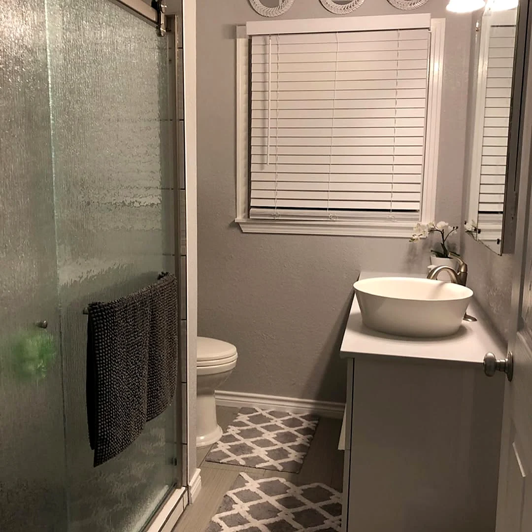 Bathroom after renovation