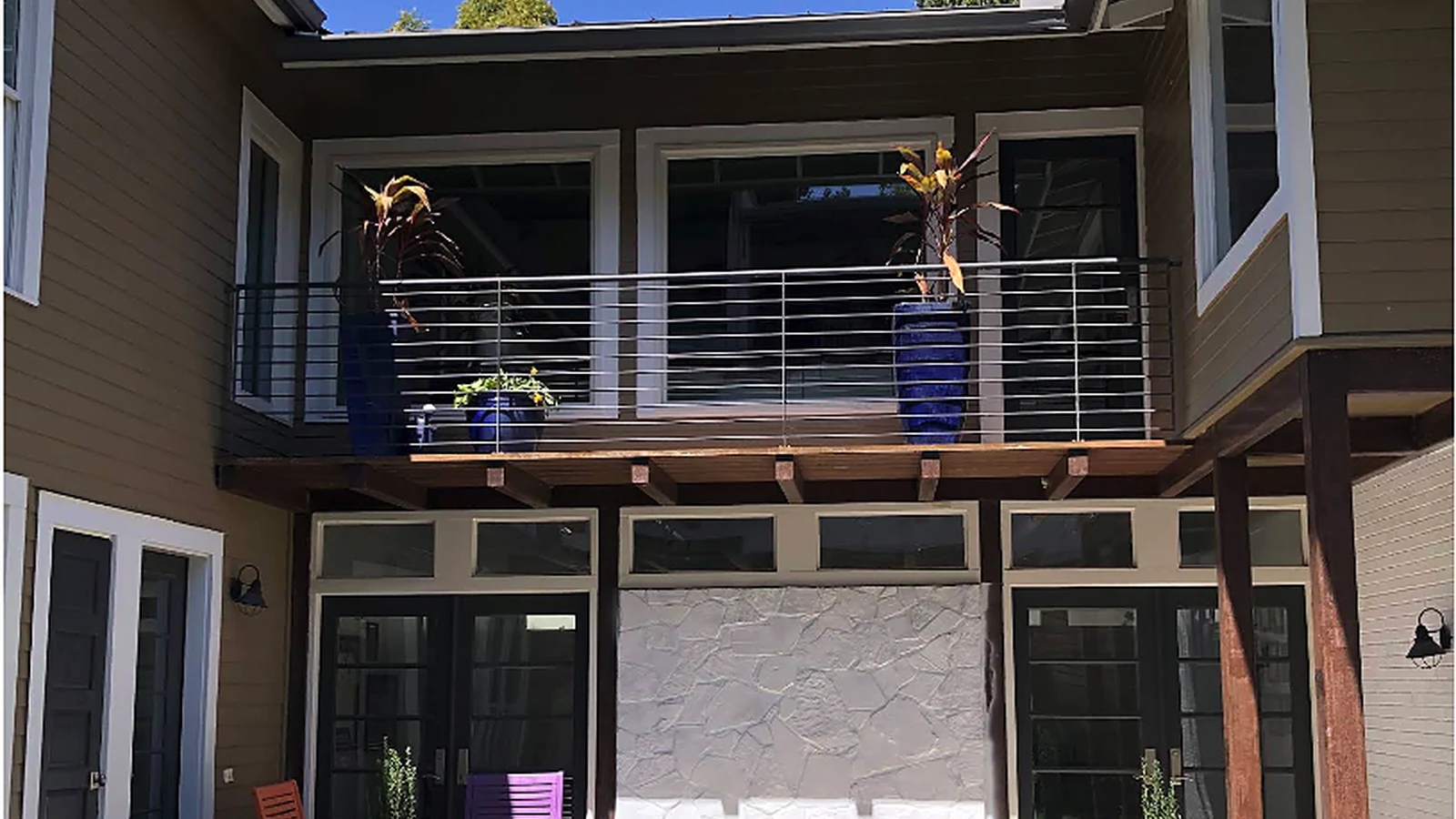 Completed outdoor renovation