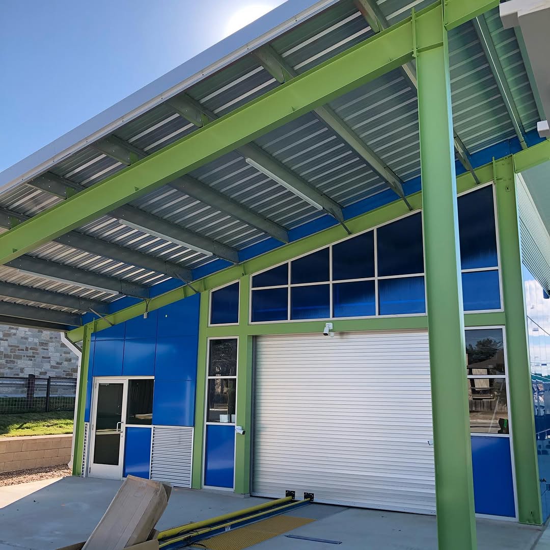 Completed commercial exterior